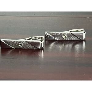 VTG Sarah Coventry Tie Tack Lot of 2 Silver Tone